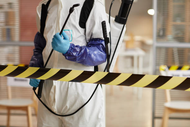 Professional Blood Cleanup technician working in Shelby, NE